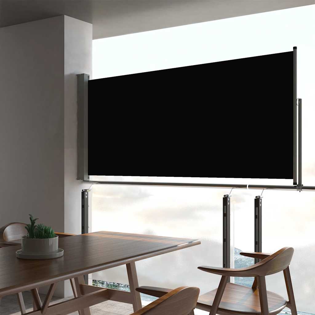 Écran de jardin vidaxl extensible 60x300 cm noir