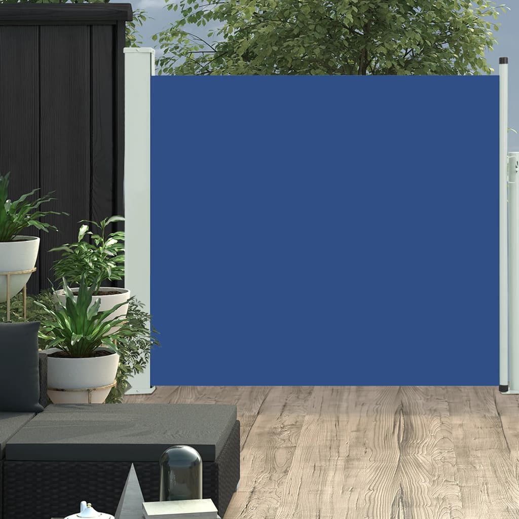 Écran de jardin vidaxl extensible 100x300 cm bleu