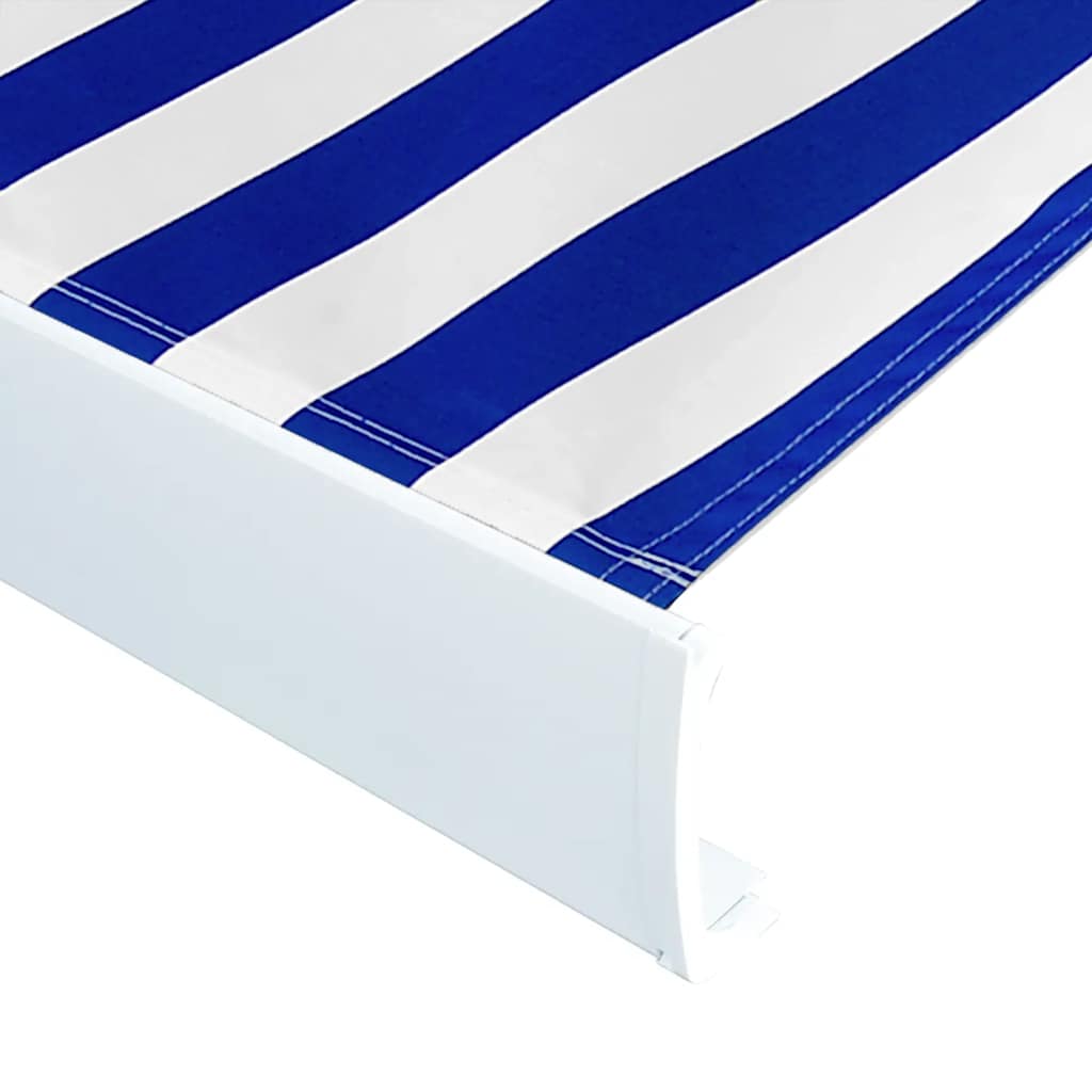 Vidaxl Laifeldeek 350x250 cm płótno niebieskie i białe