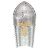 Vidaxl Crusader Helma Replika Larp Steel Silver Colored