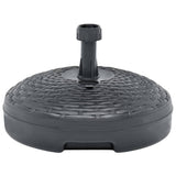 Vidaxl Parasol Foot rempli d'eau de sable 20 l en plastique rotin anthracite
