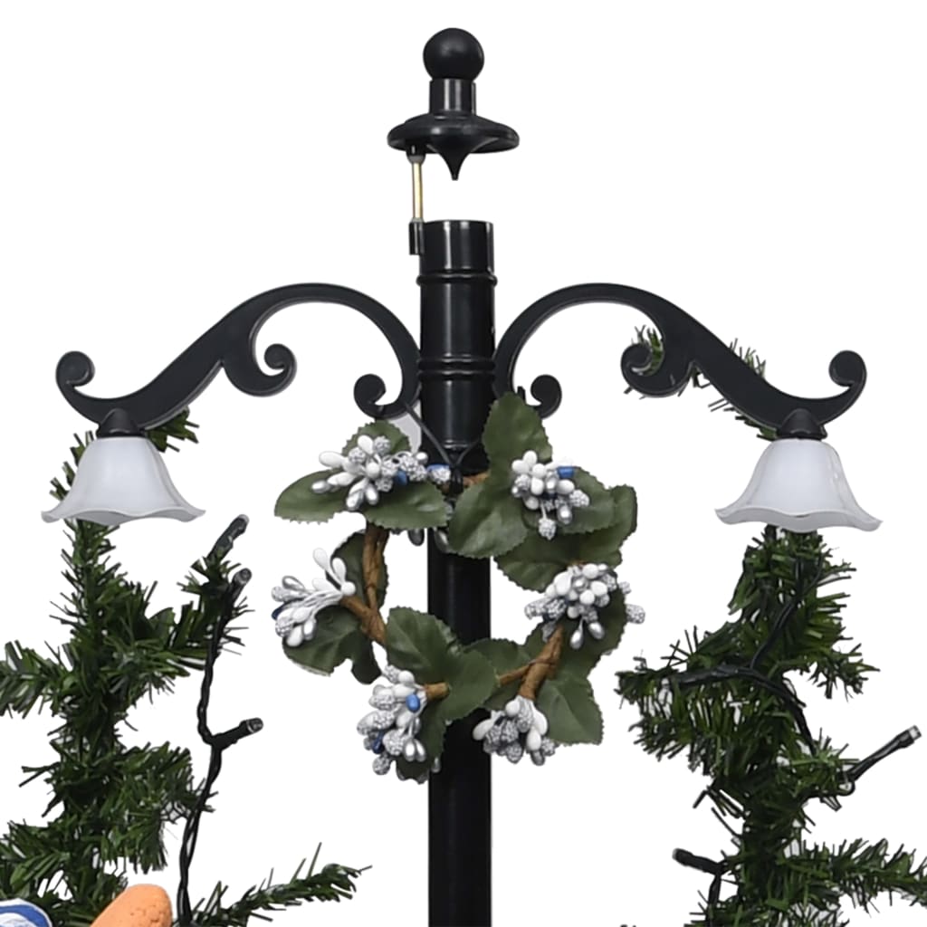 Vidaxl Christmas Snowing avec parapluie 75 cm PVC bleu