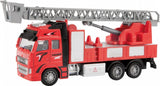 Metal pull-back brandbil 1:38