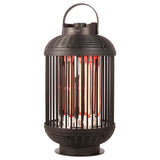 Sunred Sunred stůl teplejší indox 1200 w halogen černá