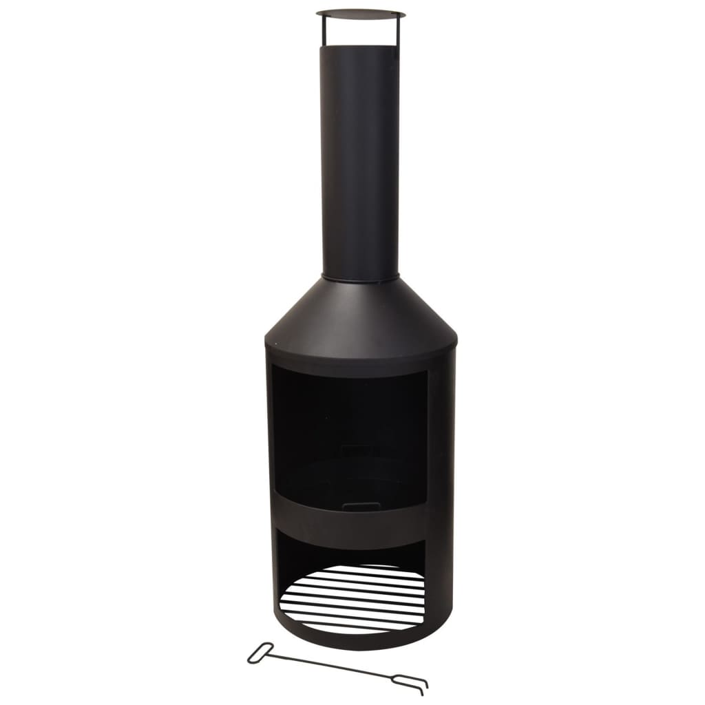 Progarden kamin z dimnikom 134 cm kovine