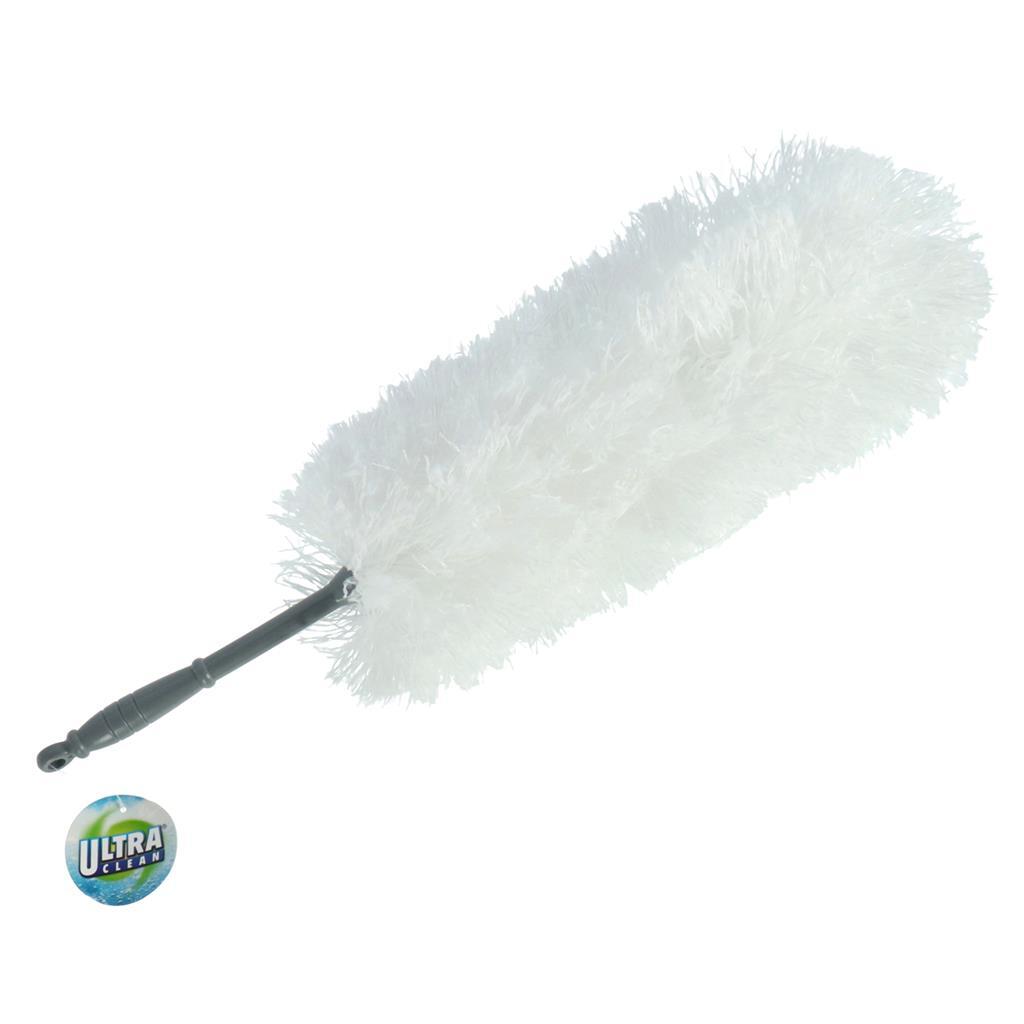 Ultra Clean Plumeau z mikrovlákna 56 cm bílá šedá