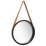 Miroir mural vidaxl avec pneu 40 cm noir