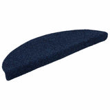 Vidaxl Staps Mants selbst -adhesiv 15 st 56x17x3 cm fasza Fillt Marine blo