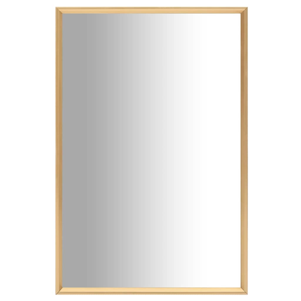 Miroir vidaxl 60x40 cm de couleur or