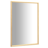 Miroir vidaxl 60x40 cm de couleur or