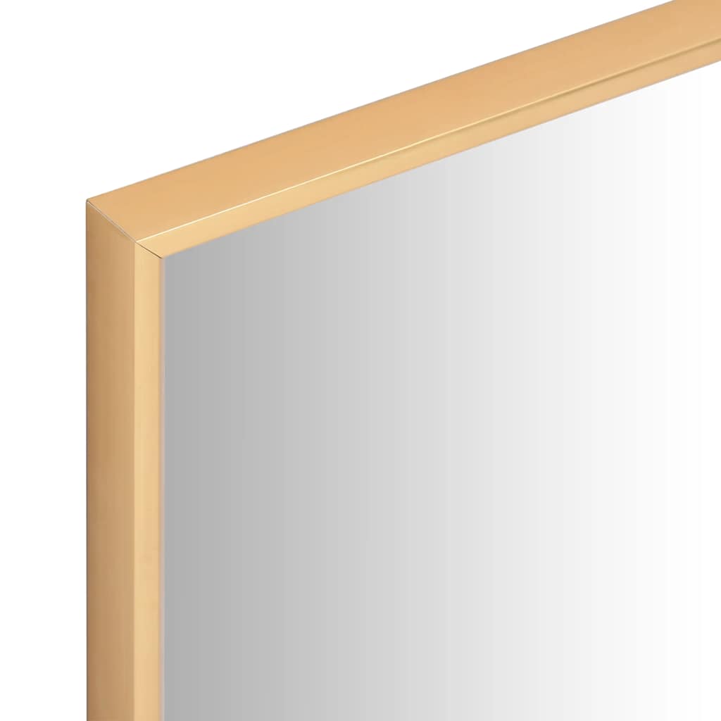 Miroir vidaxl 60x40 cm de couleur or