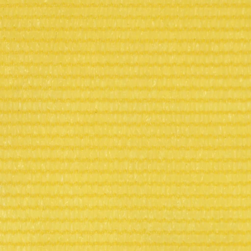 Écran de balcon Vidaxl 120x600 cm jaune HDPE