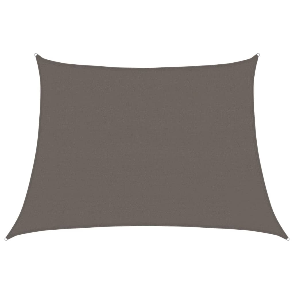 Vidaxl Zonnezeil 160 g m² 4 5x3 m HDPE Anthracite -