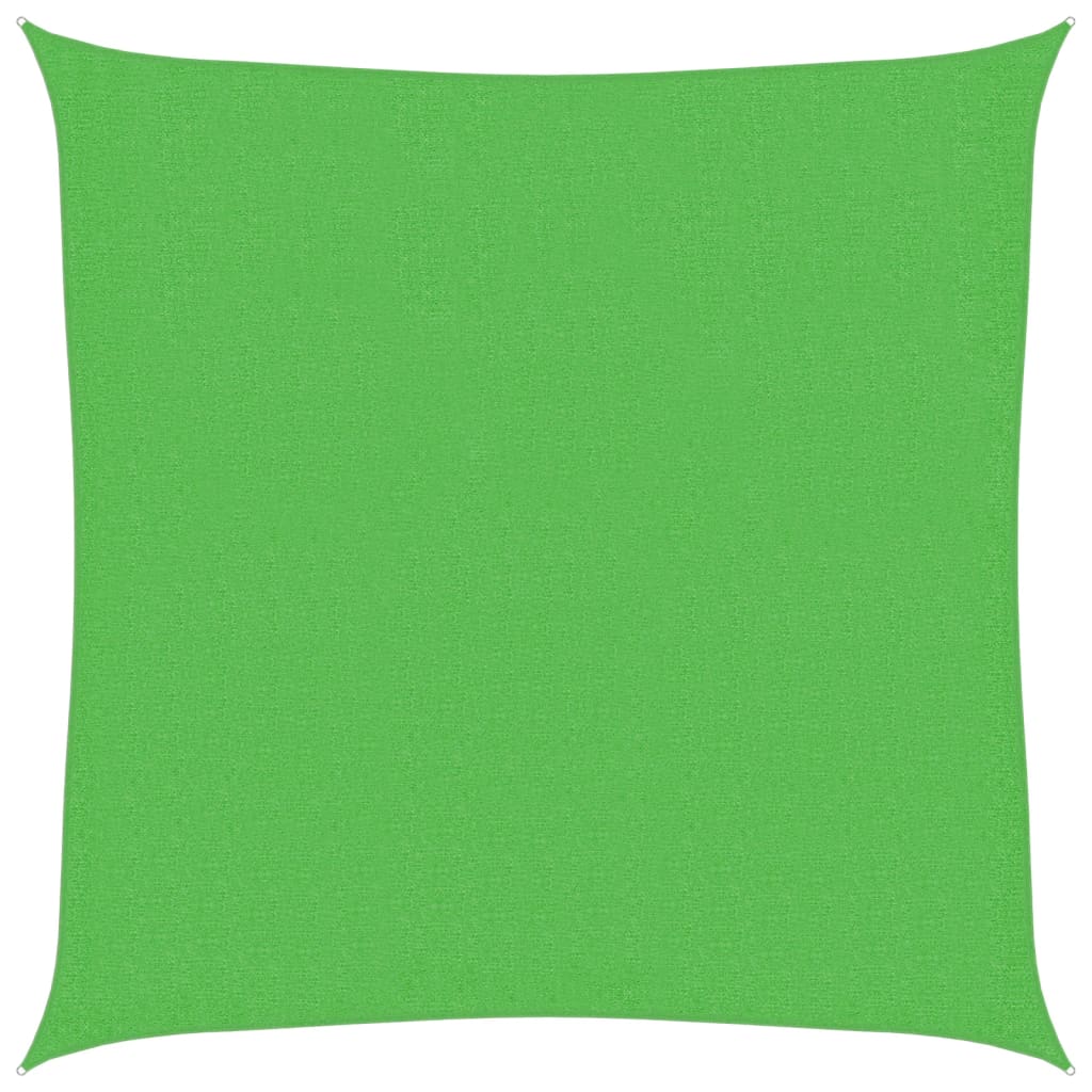 Vidaxl Zonnezeil 160 g m² 3x3 m HDPE vert clair