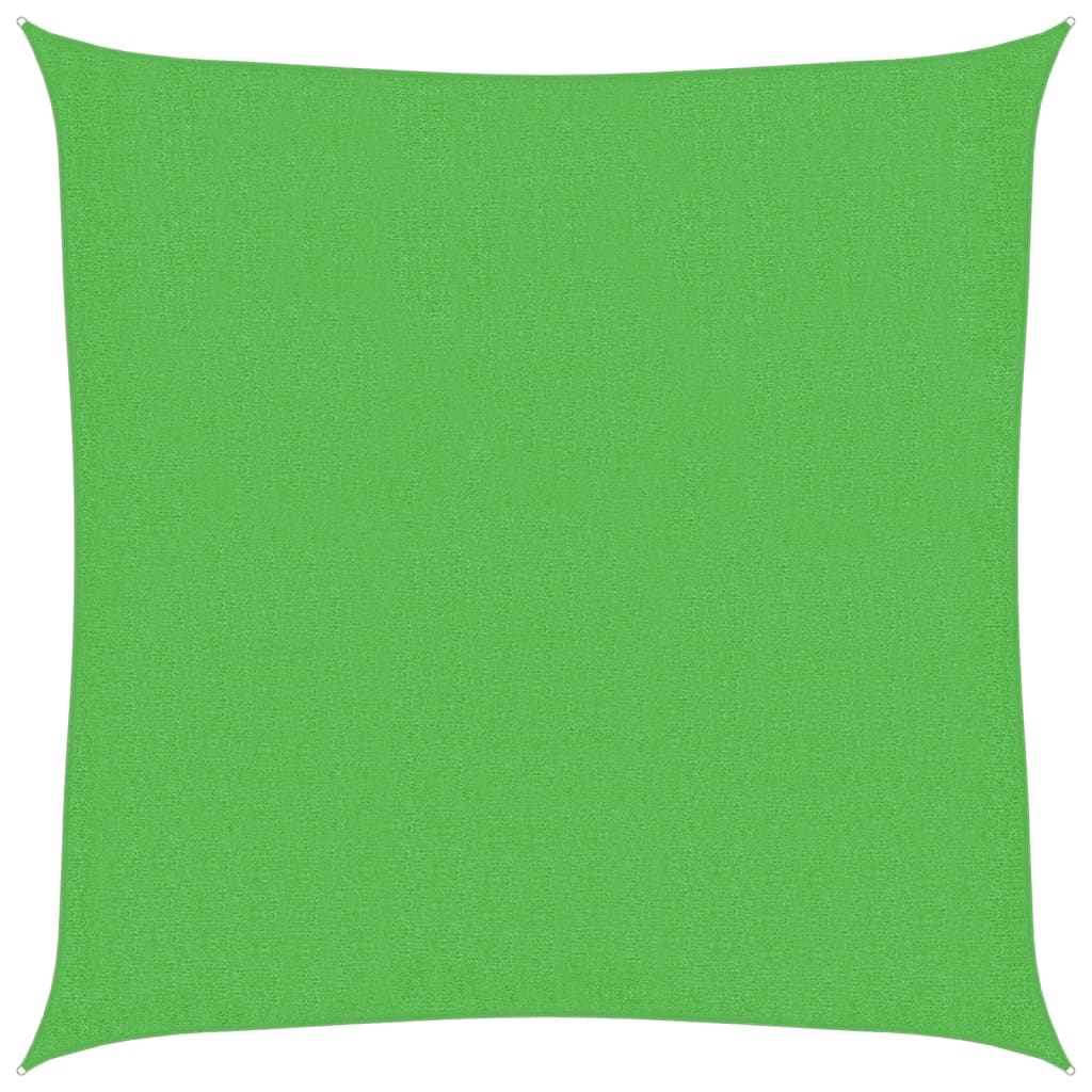 Vidaxl Zonnezeil 160 g m² 3,6x3,6 m HDPE vert clair