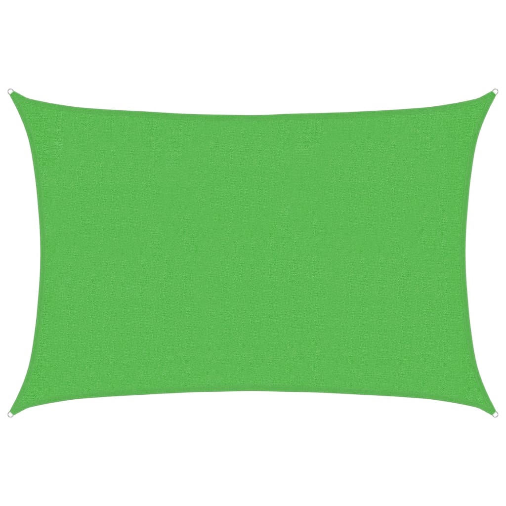 Vidaxl Zonnezeil 160 g m² 2x3 m HDPE vert clair