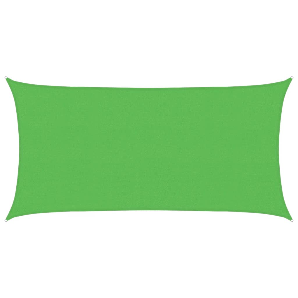 Vidaxl Zonnezeil 160 g m² 2,5x4,5 m HDPE vert clair