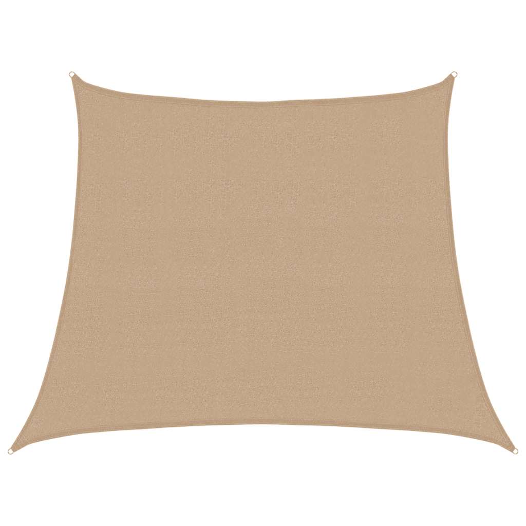 Vidaxl zonnenzeechen 160 g m² 3 4x3 m hdpe Taupe