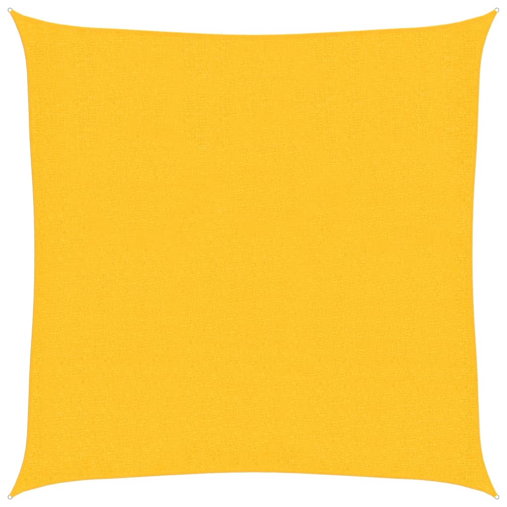 Vidaxl Zonnezeil 160 g m² 2,5x2,5 m jaune HDPE