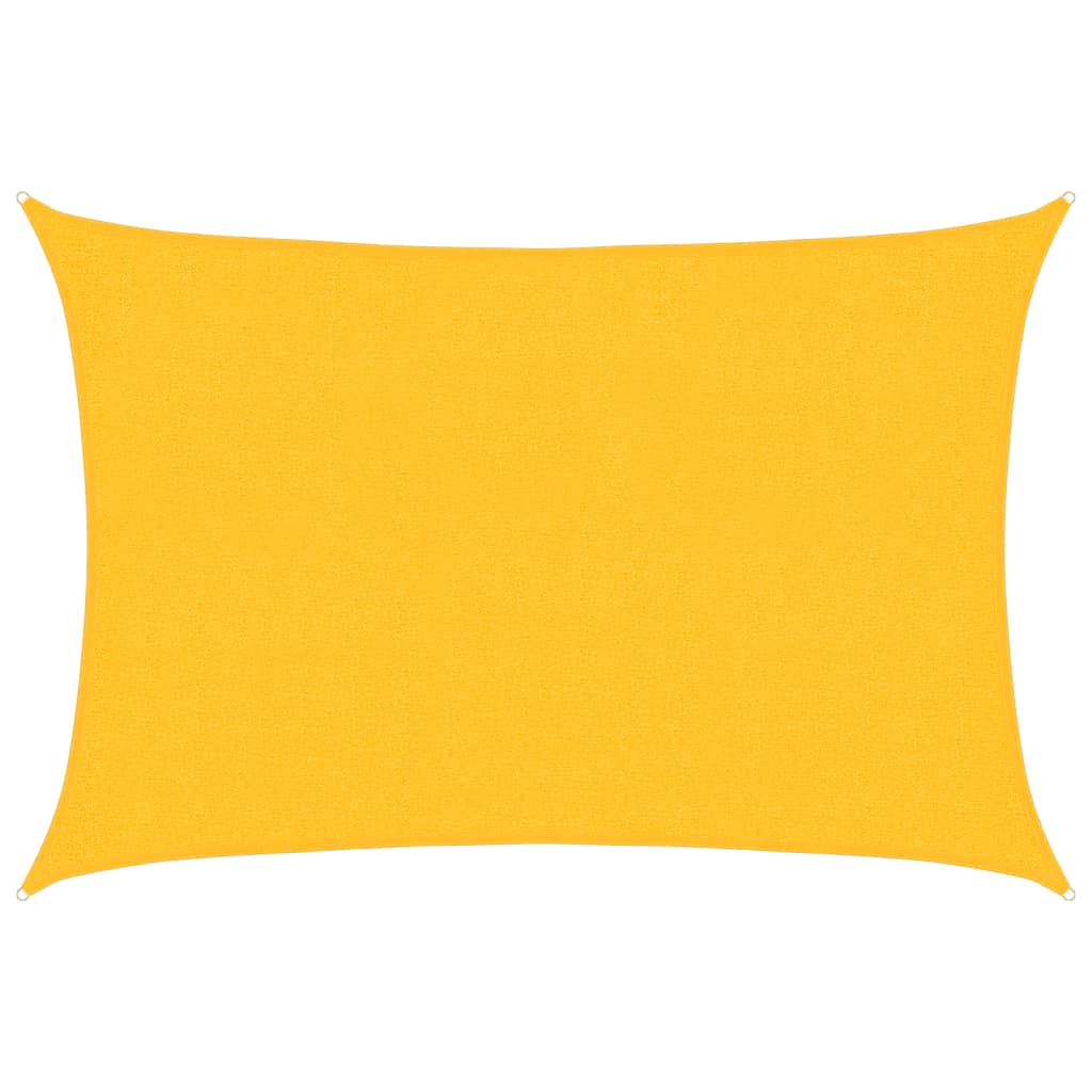Vidaxl Zonnezeil 160 g m² rectangulaire 2x2,5 m jaune HDPE