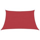 Vidaxl Zonnezeil 160 g m² 3 4x2 m HDPE red