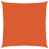 Vidaxl Zonnezeil 160 g m² čtverec 4x4 m hdpe oranje