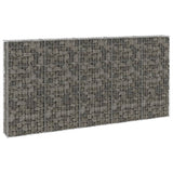 Vidaxl Schanskorf Wall z pokrywkami 300x30x150 cm ocynkowana stal