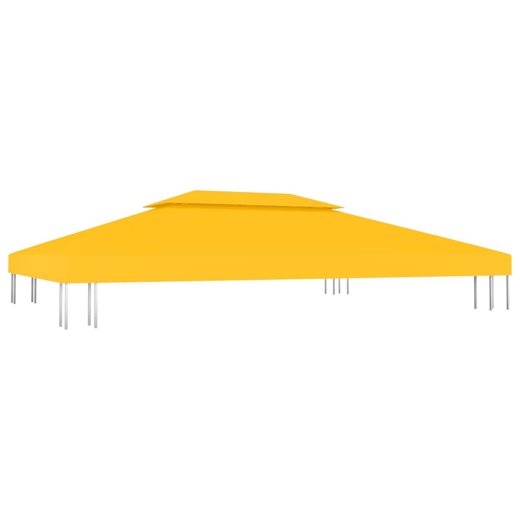 Vidaxl Prieverkak 2 couches 310 g m² 4x3 m jaune