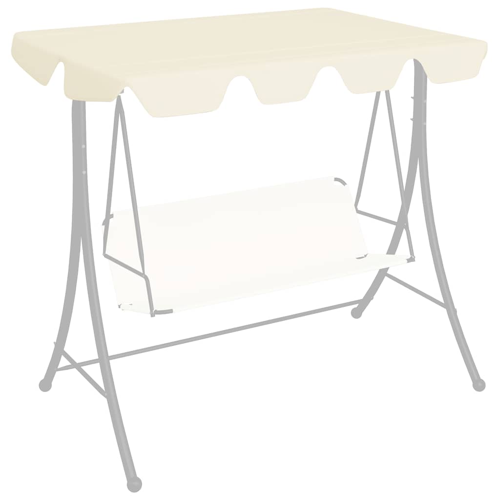 VidaXL replacement slip for swing bench 188 168x145 110 cm cream