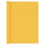 Vidaxl Balcony Schermata 120x500 cm tessuto Oxford giallo