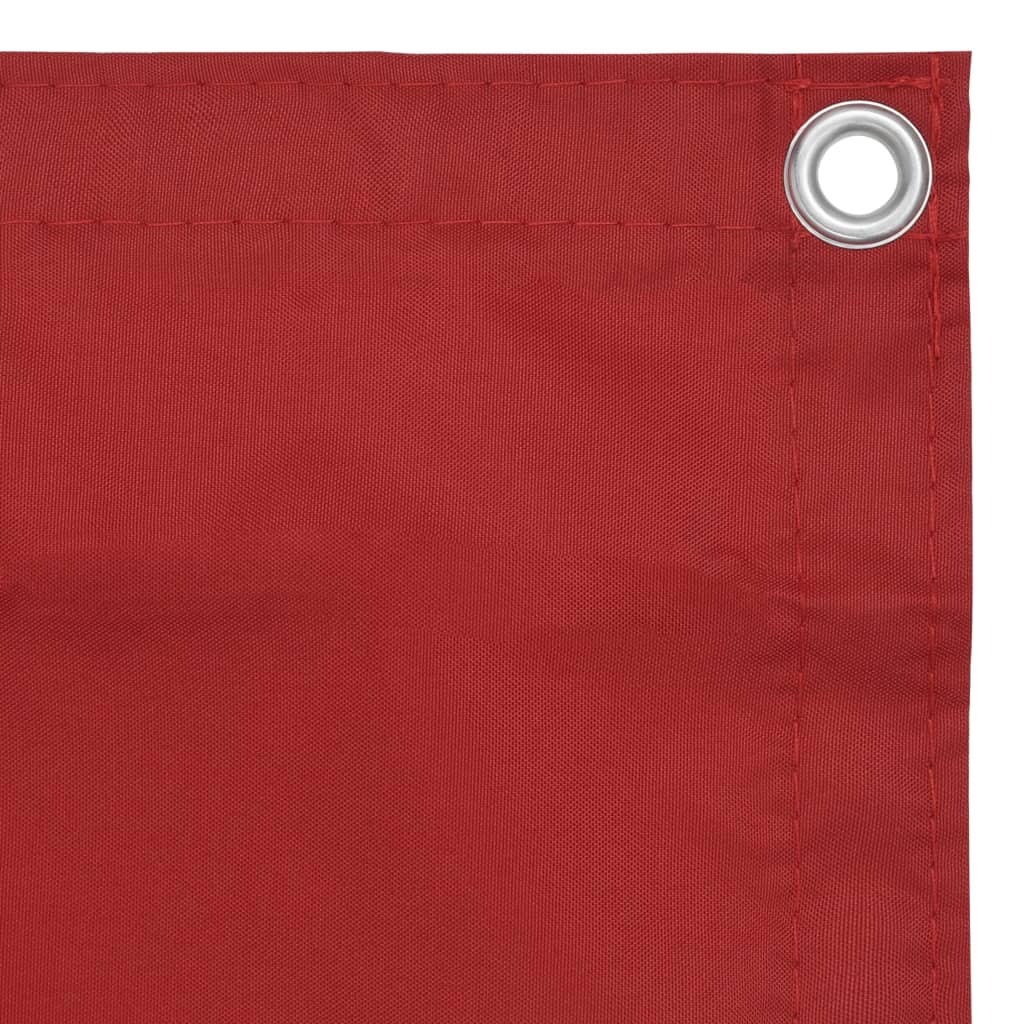 Vidaxl Balcony screen 120x300 cm Oxford fabric red