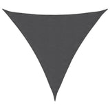 Vidaxl Sun Shade Triangular 3x3x3 M tessuto Oxford antracite -Colorato