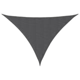 Vidaxl Sun Shade Triangular 3x4x5 M Tessuto Oxford antracite -Collorato