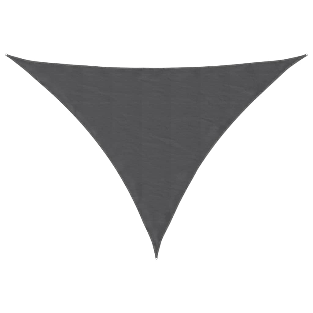 Vidaxl Sunshade Triangular 3x4x4 m Oxford tkanina Antracite -colored
