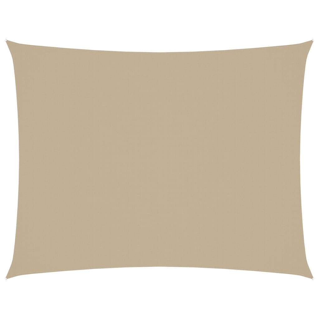 Vidaxl Sunshade Rectangular 3x6 M Oxford Fabric beige