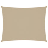 Vidaxl Sunshade Rectangular 3x6 M Oxford Fabric beige
