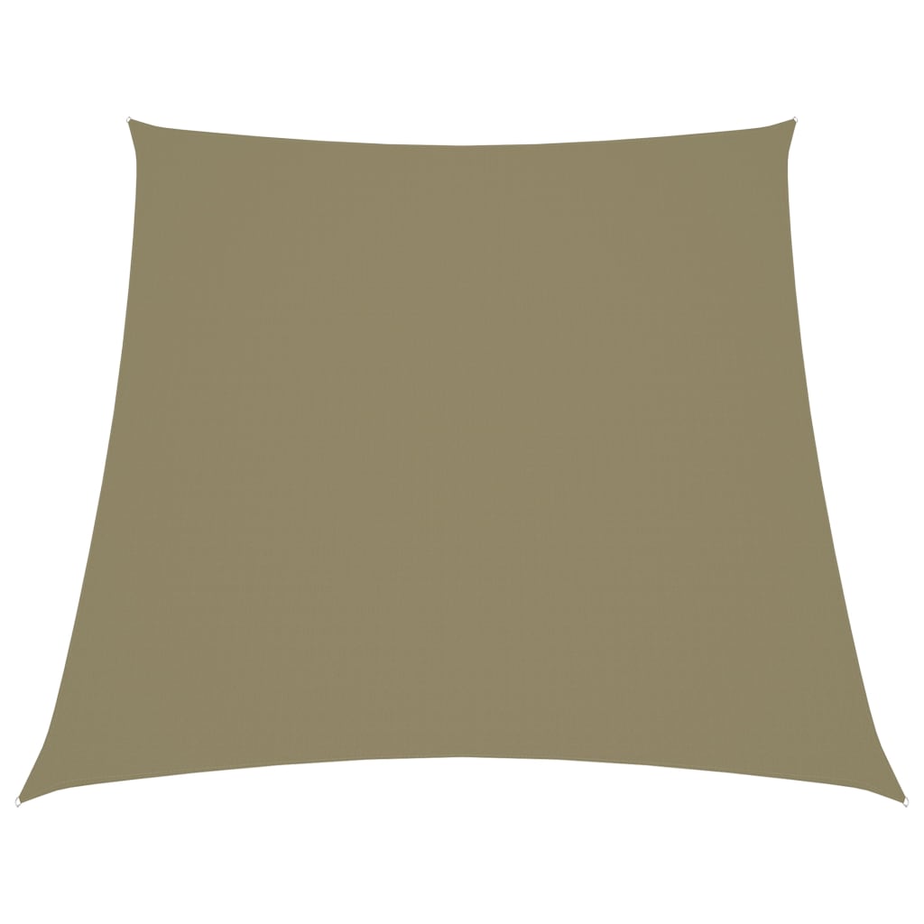 Vidaxl zonnescherm trapezium 3 4x3 m oxford stof beige