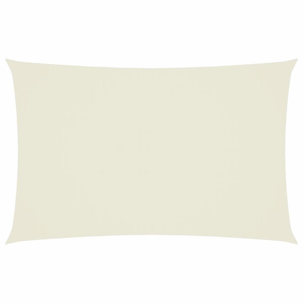 Vidaxl Sunshade Rectangular 2x4,5 M Oxford Fabric Crème -farget