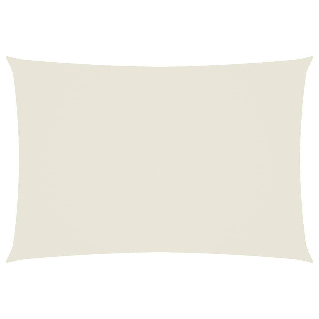 Vidaxl Sunshade Rectangular 2,5x4,5 M Oxford Fabric Crème -färgad