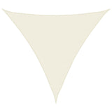Vidaxl Sun Shade Triangular 4.5x4.5x4.5 M Oxford Fabric Crème -lorato