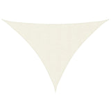 Vidaxl Sunchade Triangular 4x5x5 M Oxford Stoff Crème farbig