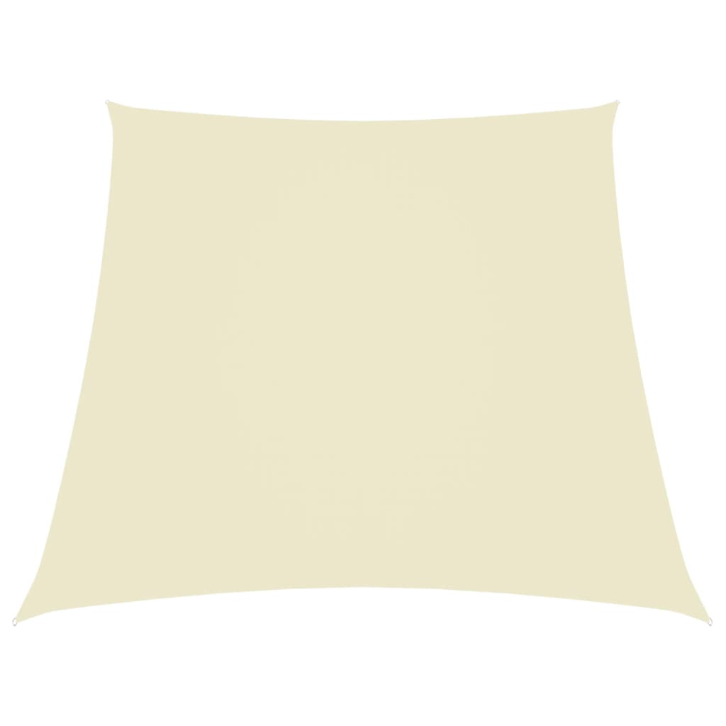 Vidaxl Sun Shade Trapezium 3 4x3 M Oxford Fabric Cream