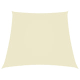 Vidaxl Sun Shade Trapezium 3 4x3 M Oxford Fabric Cream