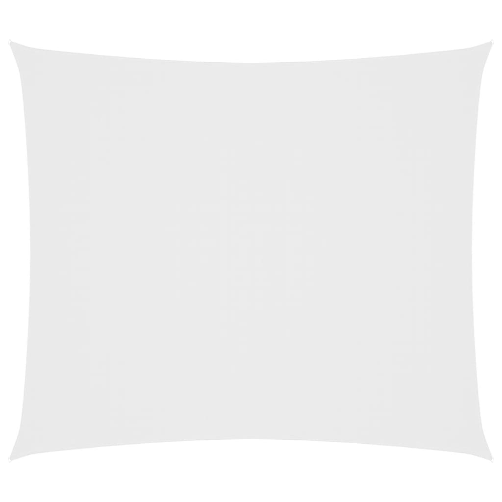 Vidaxl Sun Shade Rectangular 2x2,5 M tessuto Oxford bianco