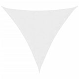 Vidaxl Sunshade Triangular 3.6x3.6x3.6 m Oxford Stof hvidt