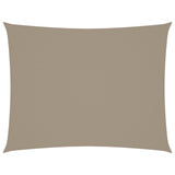 Vidaxl Sun Shade Rectangular 4x5 M Tessuto Oxford Taupe