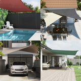 Vidaxl Sun Shade Rectangular 4x5 M Tessuto Oxford Taupe