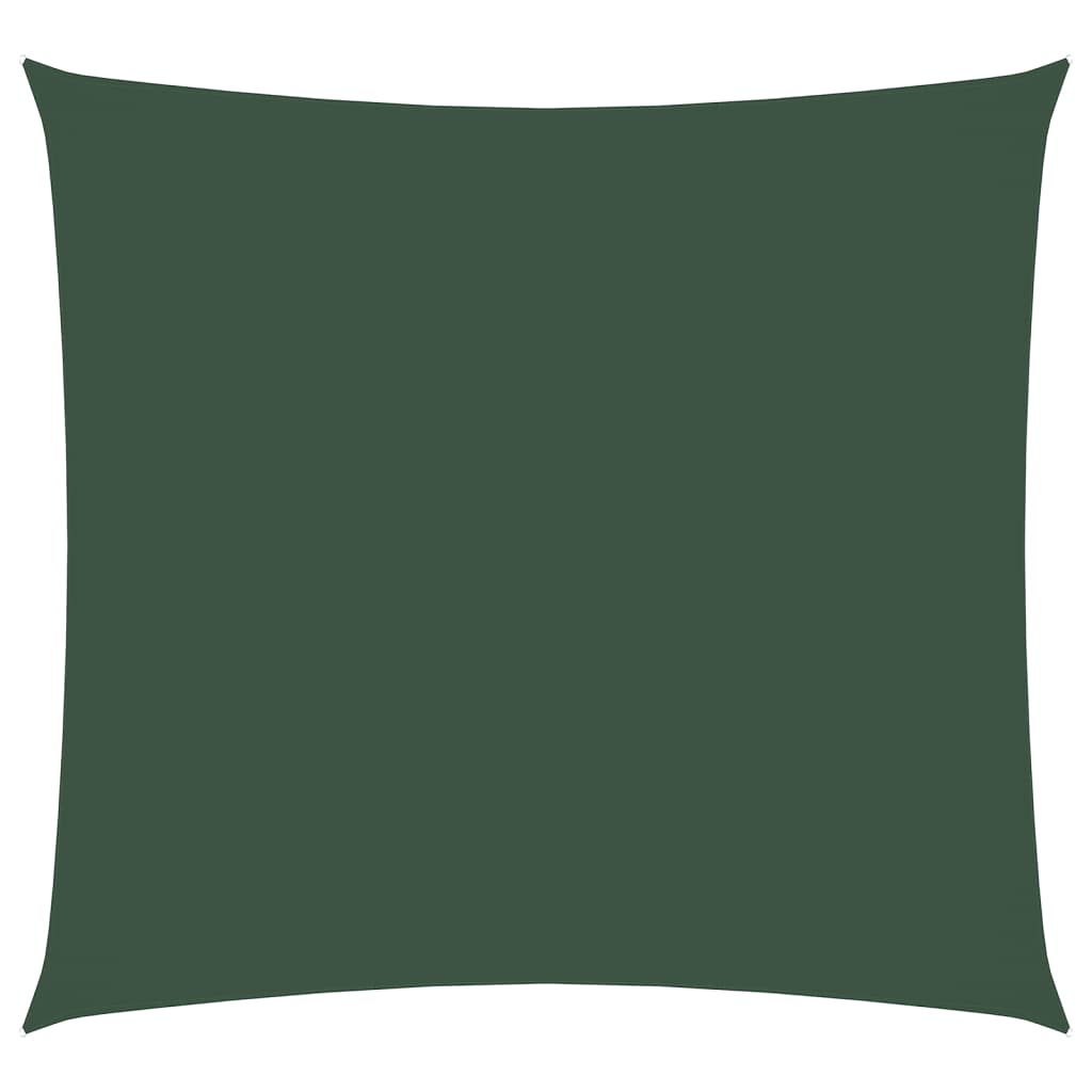 Vidaxl Sunshade Square 4x4 M Oxford Stof mørkegrøn