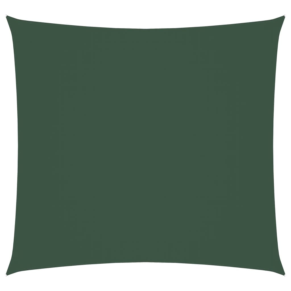 Vidaxl awning square 5x5 m oxford fabric dark green