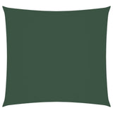Vidaxl awning square 5x5 m oxford fabric dark green